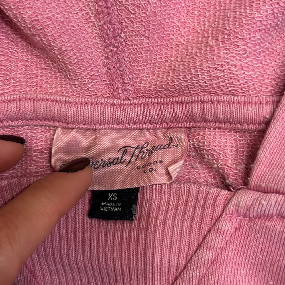 Universal Thread Light Weight Pull Over Hoodie - image 2